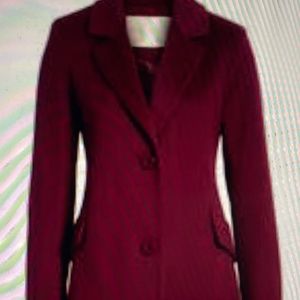 Fluerette Notch Color Wool Coat